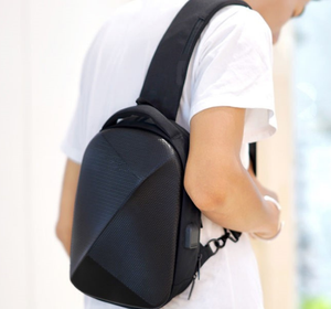 Bolso de pecho de la Honda del antirrobo de la manera personalizada, mochila impermeable dura del bolso del hombro del Crossbody del Frente para los hombres <span class=keywords><strong>Unisex</strong></span> - Product Image 3