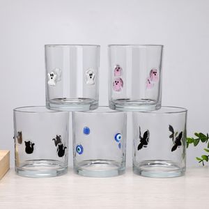 أكواب شرب زجاجية كريستالية بتصميم أيقوني لطيف، أكواب شفافة للمياه والعصير والويسكي، قابلة للتخصيص - Product Image 5