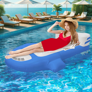 Bán buôn máy bay hồ bơi đồ chơi không khí nước nệm bơi thổi lên nổi giường Hồ bơi bơm hơi Float - Product Image 2