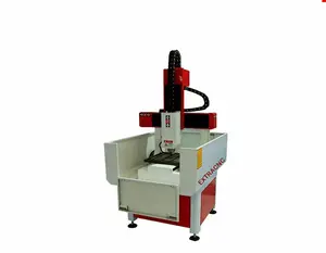 Yarı kapalı ağır çelik yapı kalıp metal cnc router 3 cnc eksenli freze makinesi 4040 6060