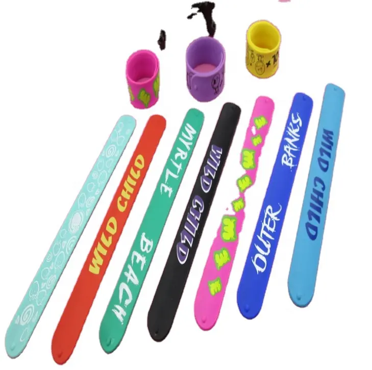 Prix Chaud Promotion Enfant Bande De Silicone/Bande De Poignet En Silicone