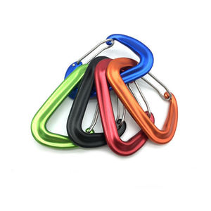 Mosquetons en alliage d'aluminium en forme de D pour l'extérieur, crochets de sécurité à dégagement rapide pour l'escalade, le camping, l'alpinisme, utilisation universelle - Product Image 5