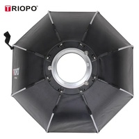 Triopo 90cm 120cm Boîte à lumière octogonale portable avec monture Bowens, parapluie extérieur avec sac de transport pour studio