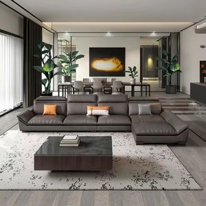 أريكة إيطالية أثاث منزلي أريكة غرفة المعيشة الحديثة - Product Image 2