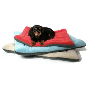Colchoneta suave para cama de perro, colchón lavable a máquina con fondo antideslizante para mascotas, para dormir