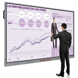 中国工厂98英寸4K UHD交互式智能白板液晶触摸屏显示器，用于课堂教学商务会议 - Product Image 1