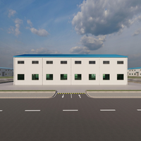 Edificio de Estructura de Acero Económico con Certificación ASTM, Almacén Industrial Prefabricado Moderno, Taller, Nave para Pequeñas Empresas