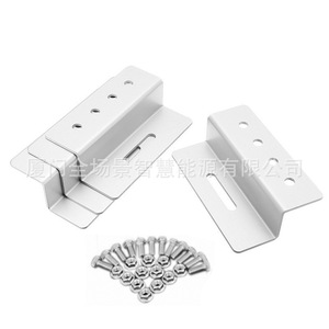 Support de montage solaire en aluminium de type Z, ensemble de 4 pièces pour panneau photovoltaïque de bateau RV, surface anodisée - Product Image 2