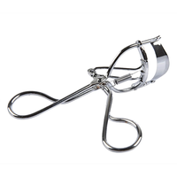 Recourbe-cils professionnel compact et portable, argenté, pour un coiffage rapide des cils, outils de maquillage cosmétiques, accessoires en silicone pour femmes
