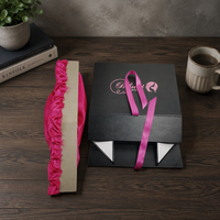 Boîtes en carton pour vêtements, vente en gros, logo personnalisé, emballage de produits de luxe, t-shirt, boîtes pliantes en papier magnétique brillantes pour cadeaux