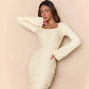 Ropa de Mujer Estilo 2026 - Vestido de Encaje con Tirantes, Éxito de Ventas Otoño/Invierno - Product Image 2