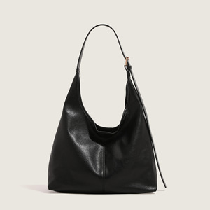 <b>Large</b> Capacity Retro Style Fashion Waterproof Two-Piece Hobo <b>Bag</b> with Zip Closure and Single Handle PU Lining for Commuting - Product Image 6