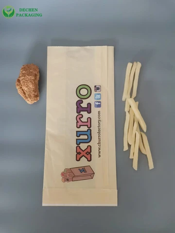 Sac en papier Hot Chicken Bag supplier take Food Paper Bag avec étiquette