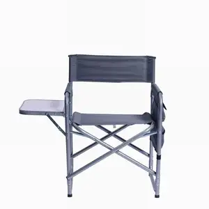 옥스포드 16mm 스틸 낚시 접이식 야외 캠핑 의자 플러스 사이즈 디자인 디렉터 캠핑 의자 사이드 쿨러 백