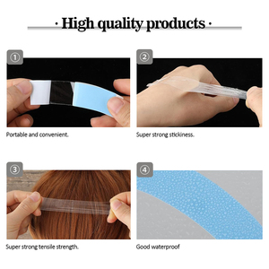 Ruban Adhésif Double Face Super Résistant pour Système de Prothèses Capillaires, 3 Yards, Imperméable, pour Perruques et Barbes – Vente en Gros - Product Image 3