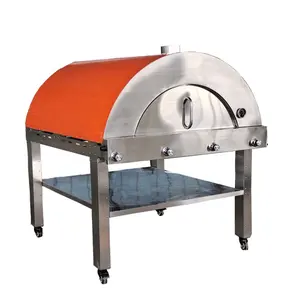 Oem Fabriek Heavy Duty Gemakkelijk Bewegende Commerciële Bakkerij Machine Pizza Bakgas Oven