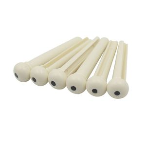 Chevilles de pont de guitare en plastique ABS durables, accessoires de remplacement pour guitare acoustique et guitare classique, utilisation OEM personnalisée en gros - Product Image 6
