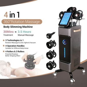 Nouvelle technologie russe 4 en 1 360 °   Rouleau de massage rotatif 5D 8D, machine amincissante pour le corps avec 4 têtes - Product Image 1