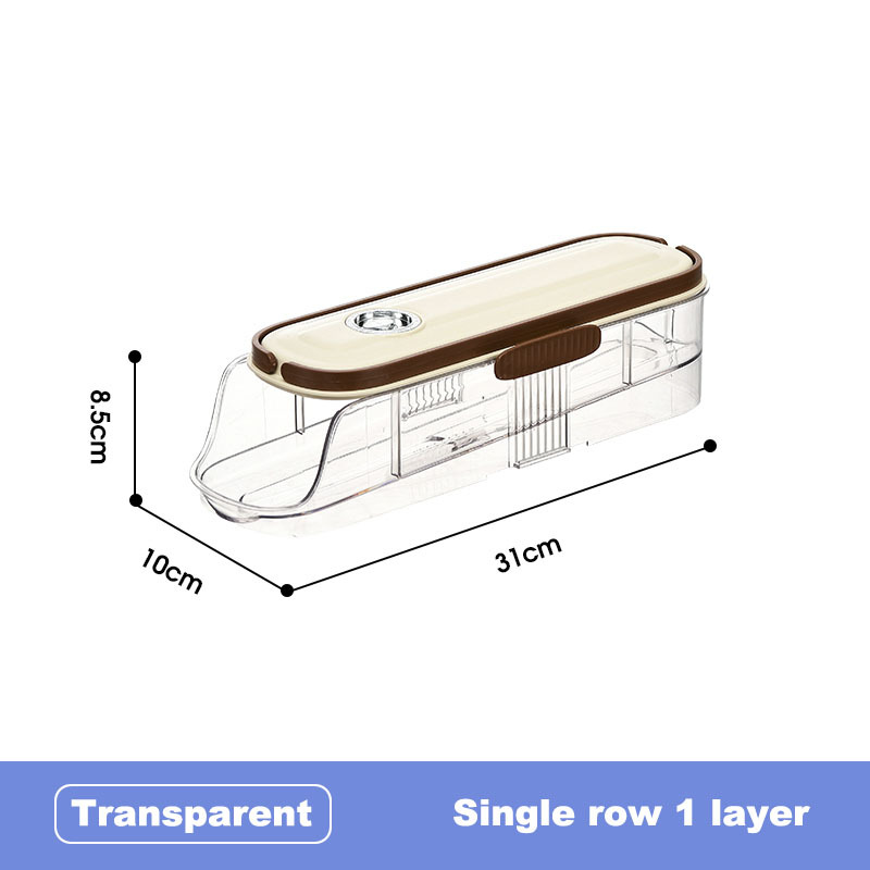 Transparente - Una fila, 1 capa
