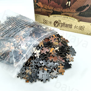 Casse-tête personnalisé haut de gamme 1000 pièces pour ensemble sac en papier personnalisé écologique avec un design différent voiture de <span class=keywords><strong>jeu</strong></span> similaire - Product Image 5