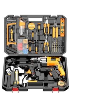 Kit combiné OEM en acier inoxydable : perceuse sans fil et clé à chocs avec batterie au lithium, mallette de transport rigide, garantie 1 an pour la réparation à domicile - Product Image 1