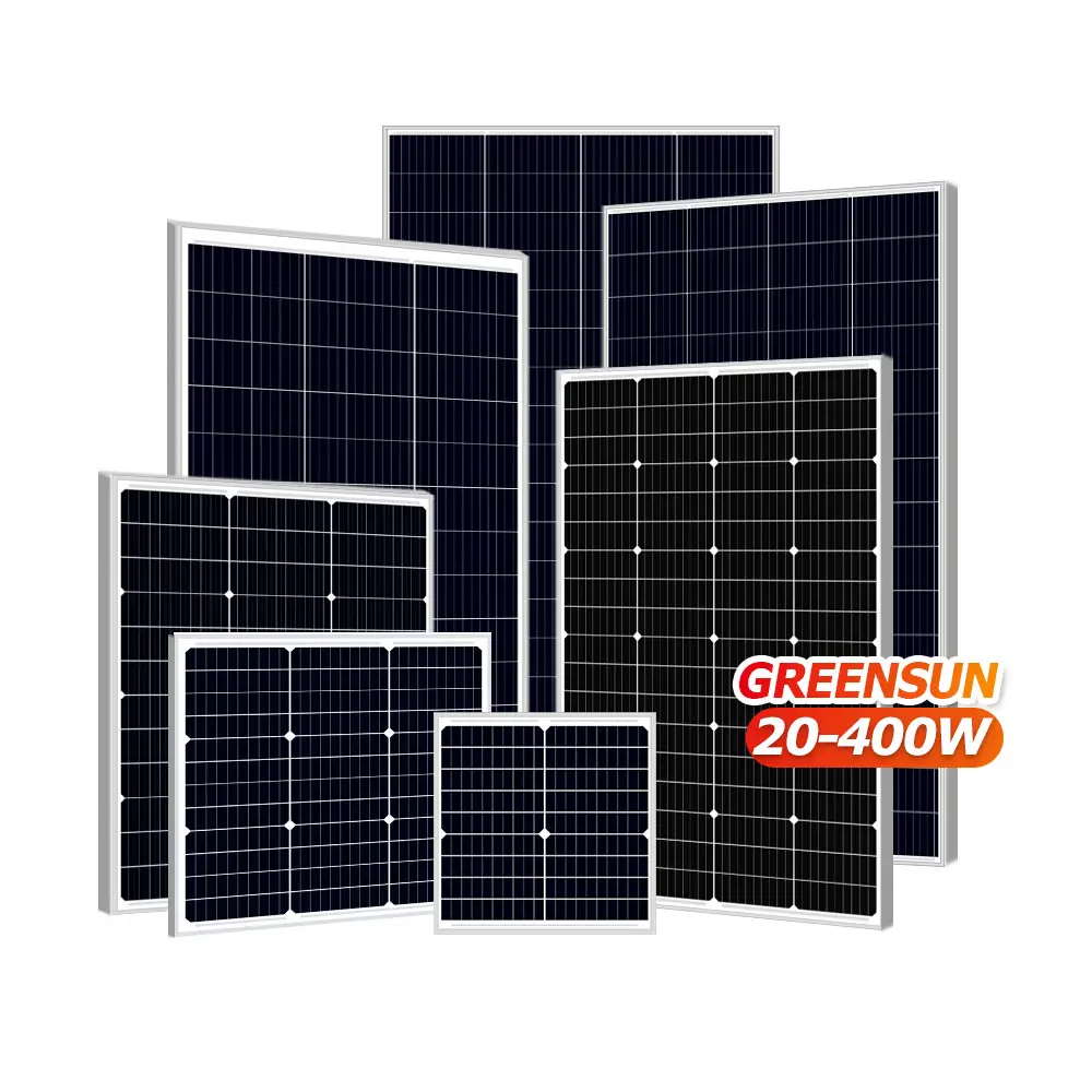 Precio al por mayor personalizado 200 vatios PV Panel solar 300 vatios paneles solares portátiles 100W 50W