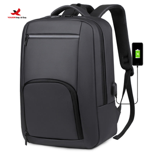 Mochila Antirrobo Ligera de Poliéster para Estudiantes con Puerto USB, Cierre de Cremallera y Compartimento para Portátil, para Pedidos al por Mayor RTS - Product Image 1