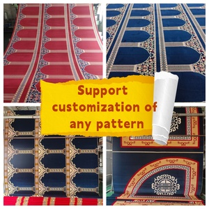 Muslim Prayer Mat/Carpet High Quality Cut Pile High Pile Polyester Tufted Home Use Wall to Wall Printed Mosque Carpet for Events - Product Image 4