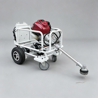 Mesin Pemotong Rumput Robot Nirkabel Cerdas, Mesin Pemotong Rumput RC Berbahan Bakar Bensin untuk Halaman Pribadi
