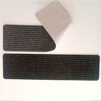 Tapis d'escalier en polyester antidérapant de style européen Bandes d'escalier modernes en bois pour enfants Tapis de marche lavable pour le salon