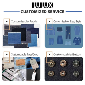 Quần Jean Nam Cao Cấp 100% Cotton, Phong Cách Y2K, Ống Rộng, Denim Vintage, Mùa Đông, Giặt Mài, Họa Tiết 3D, OEM/ODM Tùy Chỉnh - Product Image 3