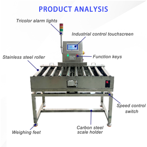 Denven 30 kg tự động Heavy-Duty checkweigher LCD 304 thép không gỉ trống băng tải không thấm nước quy mô của nhà sản xuất - Product Image 2