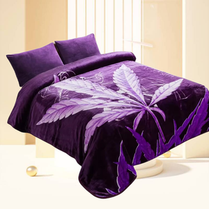 ผ้าห่มขนแกะขนมิงค์เทียมสไตล์เกาหลีแบบหนาสำหรับเตียงหมาป่าสีดำผ้าห่มนุ่มใส่กลับด้านได้สำหรับฤดูใบไม้ร่วงและฤดูหนาว - Product Image 3