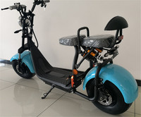 Eahora M2 EEC AB Stok Citycoco Elektrikli Scooter 8 İnç Şişman Lastik 40Ah 60-80km Menzilli Elektrikli Bisiklet