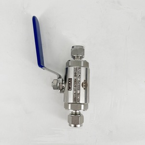 Vanne à boisseau sphérique Wika 1 pouce à brides en acier au carbone pour les industries de transformation - Product Image 1