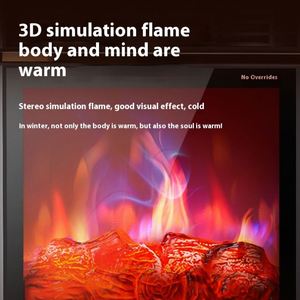 Calentador PTC Portátil con Simulación de Llama 3D, Humidificador de Vapor, Control Remoto, Soplador de Aire Caliente para Chimenea, Idea de Regalo de Año Nuevo - Product Image 5