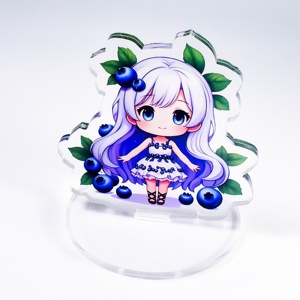 Hanxin Dễ Thương Trái cây cô gái chủ đề trò chơi trực tuyến hiển thị đứng tùy chỉnh phương tiện truyền thông xã hội hoạt hình an toàn nhựa thủ công bản quyền - Product Image 4