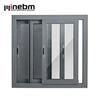 Fenêtre coulissante double vitrage 2026 en aluminium avec verre Low-E et moustiquaire – Offre spéciale