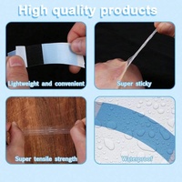 36 pièces de ruban adhésif courbé double face ultra-résistant pour perruques, systèmes capillaires et colle de fixation pour perruques en dentelle et toupets