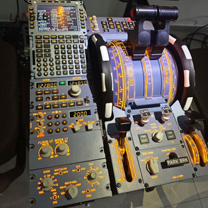 <span class=keywords><strong>Simulateur</strong></span> de contrôleur MCDU <span class=keywords><strong>A320</strong></span>, boîtier imprimé en 3D, panneau d'affichage séparé, réplique fidèle de la disposition pour simulation de vol - Product Image 4
