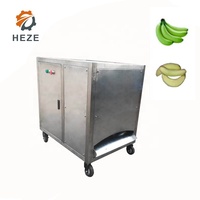 300Kg Industriële Roestvrijstalen Groene Banaan Rauwe Bananenschilmachine Groene Weegbree Dunschiller Voor Fruitmachine