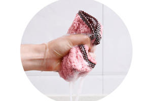 O237 25*25cm Serviettes de cuisine, outils de lavage de la vaisselle, tissu absorbant antiadhésif épaissi, carré, microfibre, serviettes à suspendre - Product Image 6