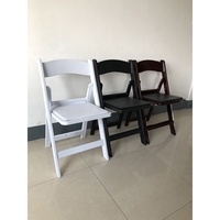 Chaise Pliante en Résine Rembourrée Blanche pour Mariage et Événements d'Extérieur, Vente en Gros