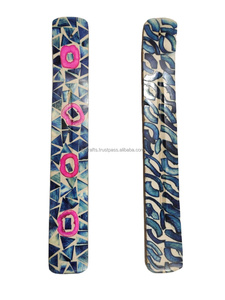 Soportes de incienso con incrustaciones de hueso, varita de incienso de bambú indio, personalizado, religioso, hecho a mano, Uttar Pradseh - Product Image 5