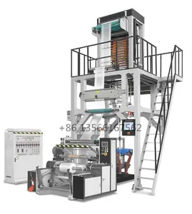 HDPE LDPE LLDPE Shopping Bag Garbage Bag Film Blowing Extruder Machine Automatic Biodegradable Plastic Film Making Machine