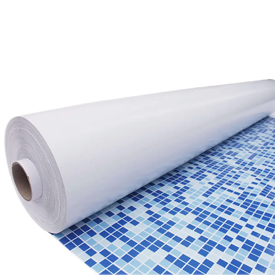 Material de Pvc de buena calidad para natación en el suelo, revestimiento exterior, piscina enrollable