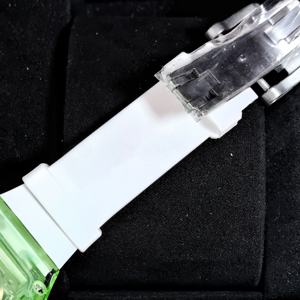 Men's Automatic Mechanical <b>Watch</b> Transparent Green Case Fashion Business Designer Wristwatch High Quality - Product Image 6