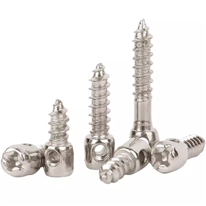 Vis autotaraudeuses en acier au carbone nickelé avec trous, vis cylindriques scellées au plomb pour compteurs électriques - Product Image 6