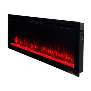 Chimenea <span class=keywords><strong>Eléctrica</strong></span> Decorativa de Pared <span class=keywords><strong>para</strong></span> <span class=keywords><strong>Sala</strong></span> de Estar, 36"/42"/50"/60"/72", con Llama Realista, Control Remoto - Product Image 2