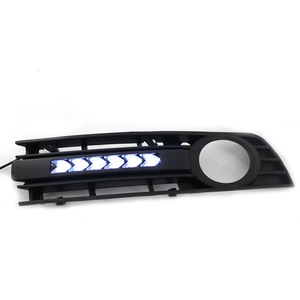 ไฟเดย์ไลท์ LED สำหรับงานนิทรรศการฮ่องกง พร้อมกรอบไฟตัดหมอก 12-16V สำหรับ Audi A4 B6 ปี 2001-2005 - Product Image 3